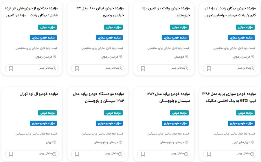 سند مزایده ای ایران خودرو