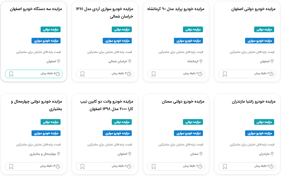 چگونگی فسخ قرارداد خرید خودرو در مزایده