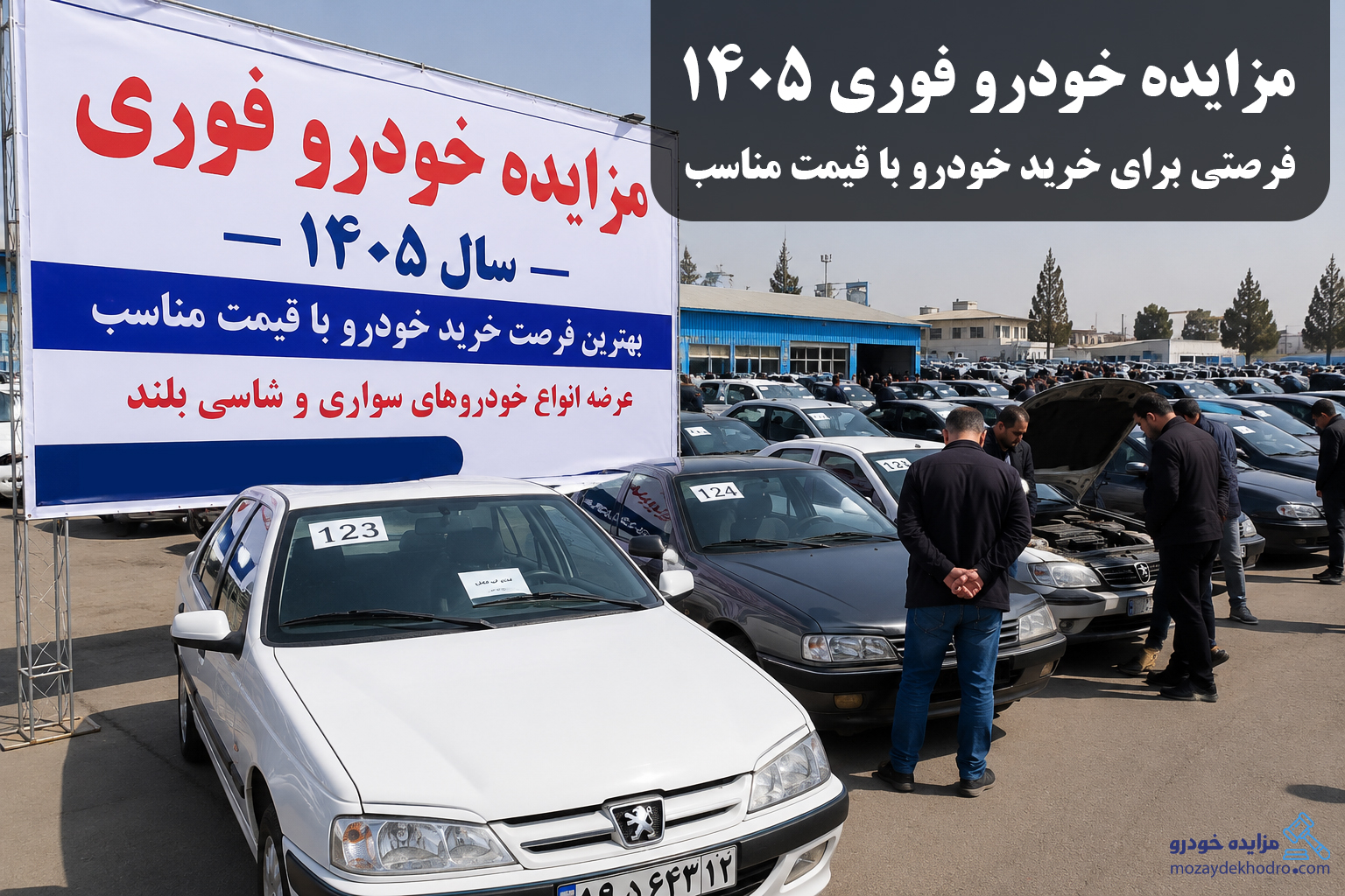 مزایده خودرو فوری ۱۴۰۵ |فرصتی برای خرید خودرو با قیمت مناسب