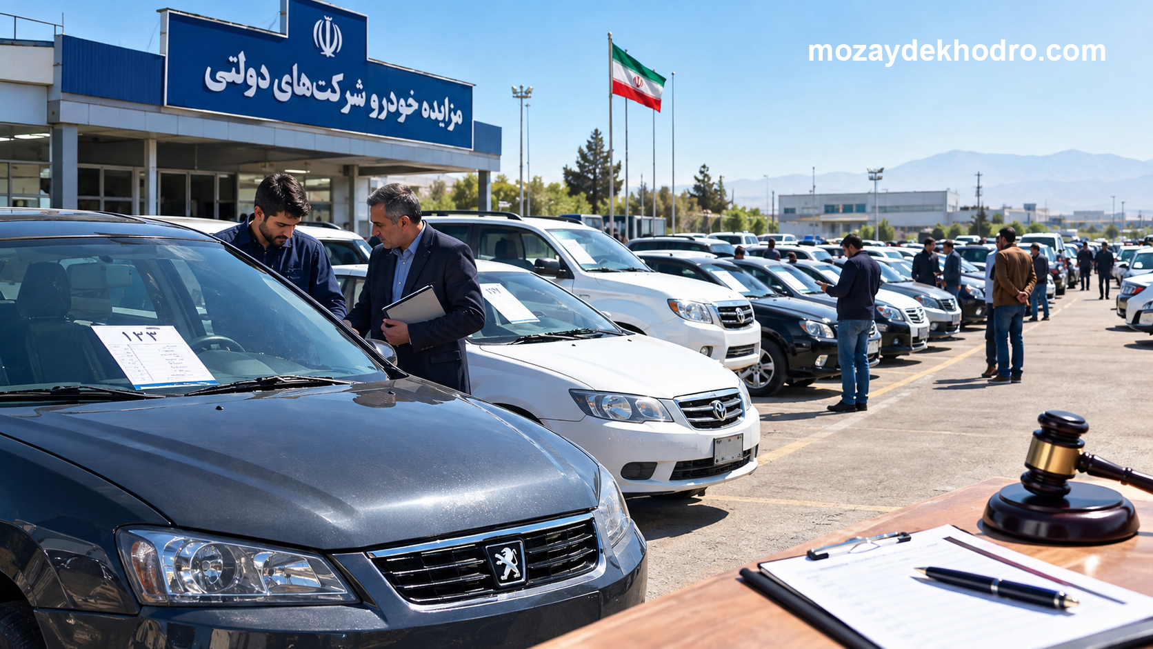 مزایده خودرو شرکت‌های دولتی؛ شرایط، نحوه شرکت و خرید خودرو در سال ۱۴۰۵