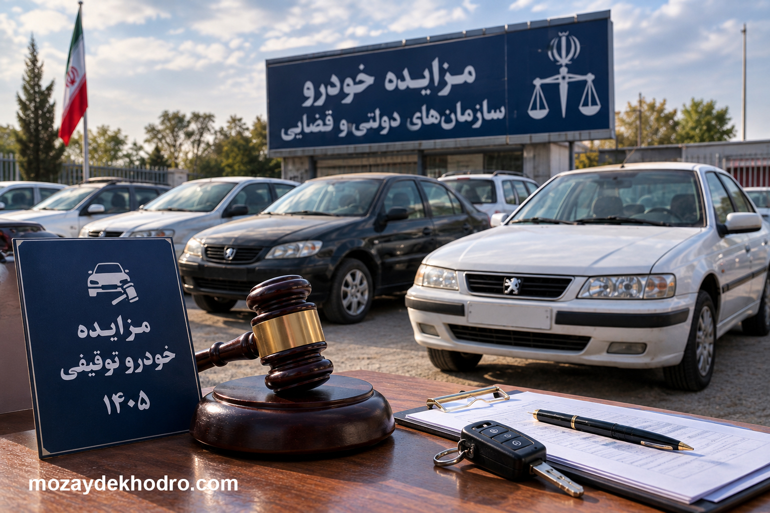 مزایده خودرو توقیفی ۱۴۰۵؛ شرایط، نحوه شرکت، قیمت و نکات مهم خرید