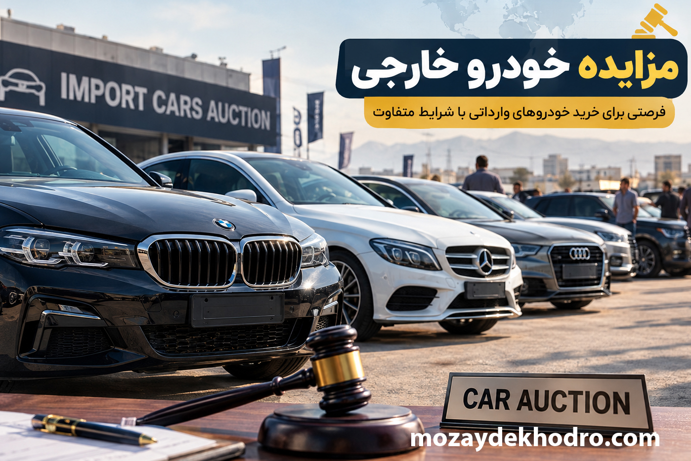 مزایده خودرو خارجی؛ شرایط، نحوه شرکت و نکات مهم خرید خودروهای خارجی