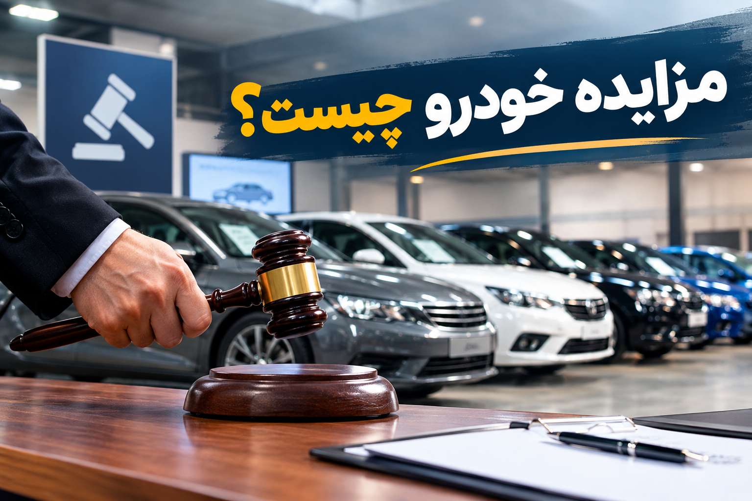 مزایده خودرو چیست؟ راهنمای کامل شرکت در مزایده و خرید ماشین